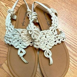 Lightly worn American eagle sandals